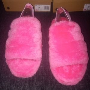 Rose pink ugg slippers